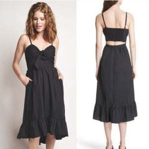 Joie Clorinda tie front dress